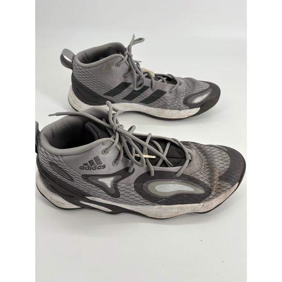 Adidas Basketball Shoes Men\'s High Top Gray‎ Athletic Sneakers 779001 main image 4